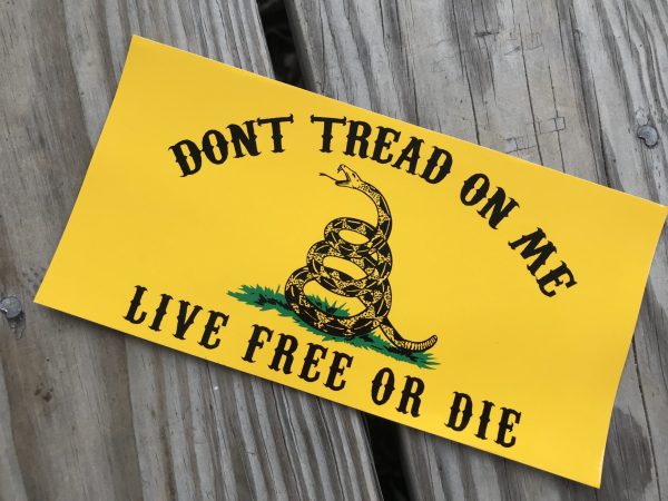 Don’t Tread On Me Live Free Or Die Sticker