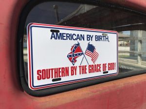 American by Birth Rebel Plate