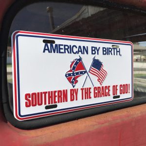 American by Birth Rebel Plate