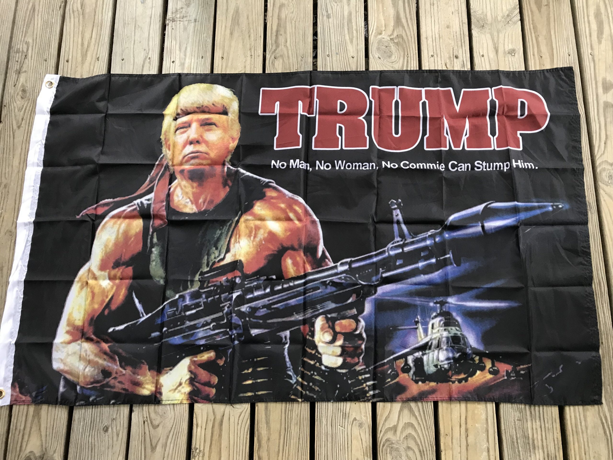 Donald Trump Rambo Bazooka Flag 3x5 Foot 3D Print Banner New Flags Ho_ H7d .vt