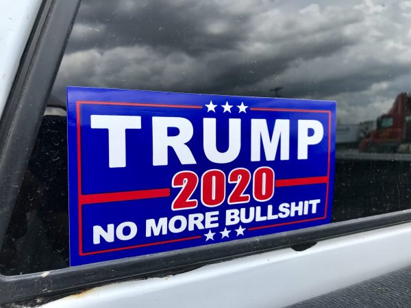 No More Bullshit Trump Sticker