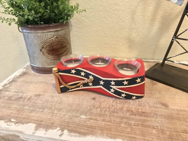 3 Piece Confederate Votive Candle Set