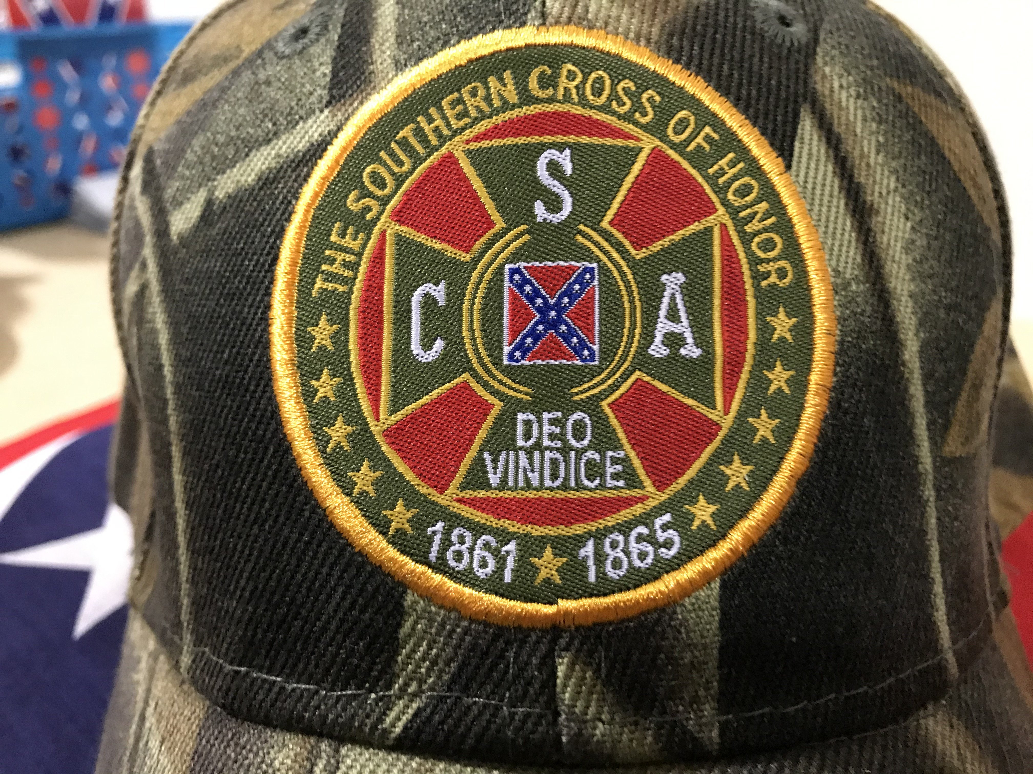 Southern Cross of Honor Rebel Cap