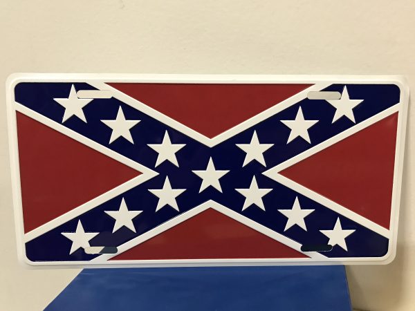 Rebel Flag License Plate