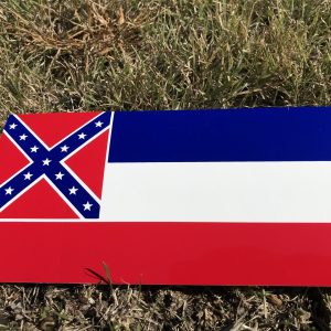Mississippi Rebel Flag Bumper Sticker