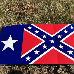 Texas Rebel Flag Bumper Sticker