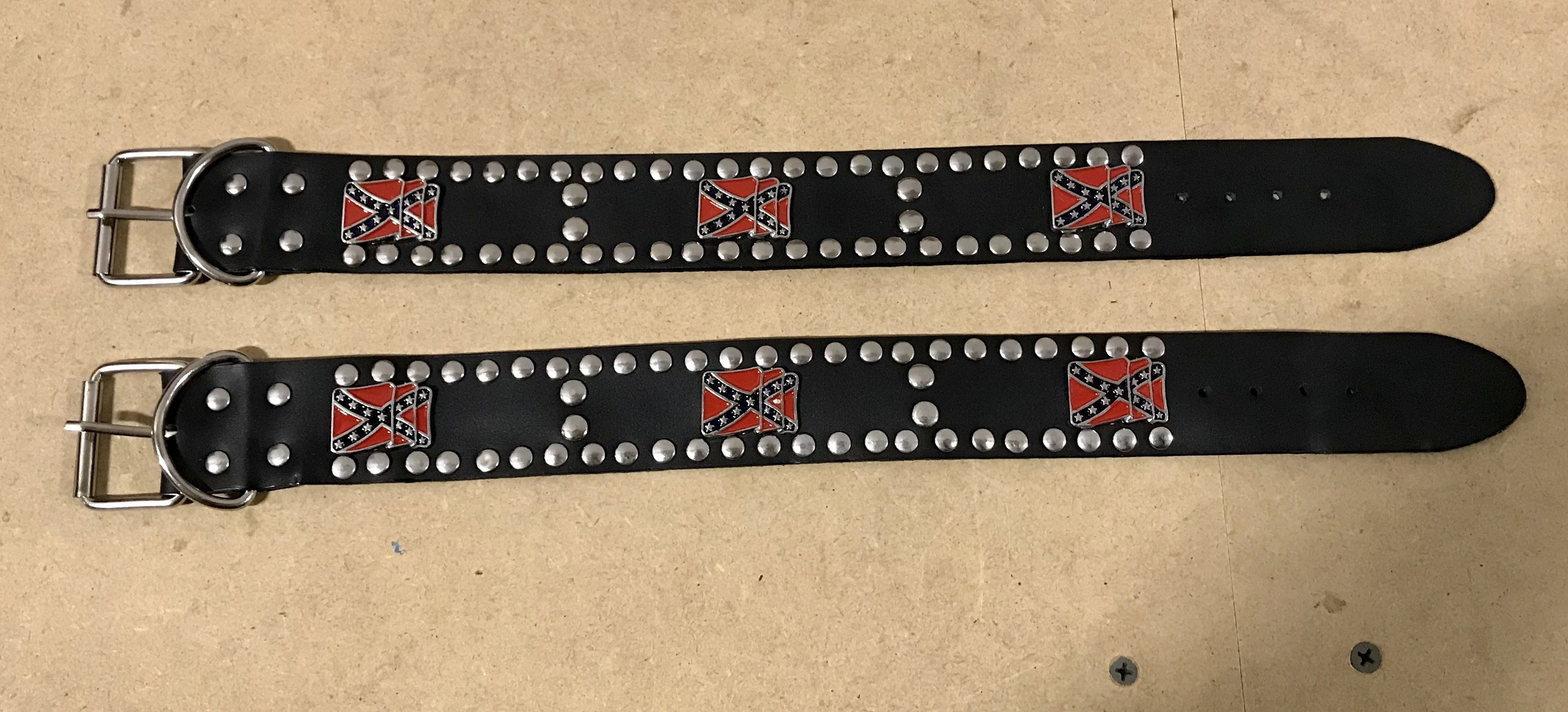 rebel flag dog collars