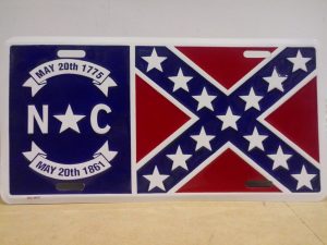 North Carolina Confederate Plate