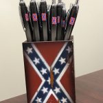 Rebel Flag Ink Pens 6 Pack
