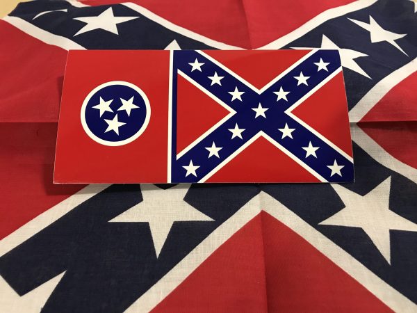 Tennessee Rebel Flag Sticker