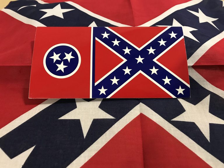 Tennessee Rebel Flag Sticker - Rebel Nation