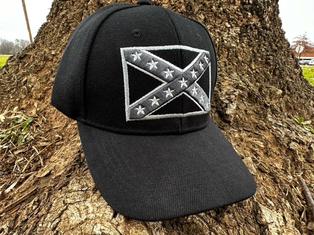 Monochrome Rebel Flag Hat - Rebel Nation