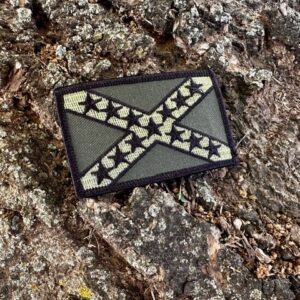 Camo Rebel Flag Patch