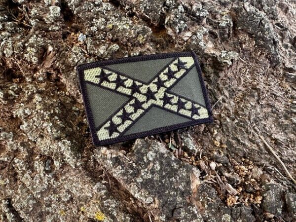 Camo Rebel Flag Patch