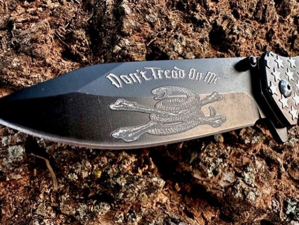 Don’t tread on me american knife