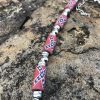 Rebel Flag Silver Bead Necklace
