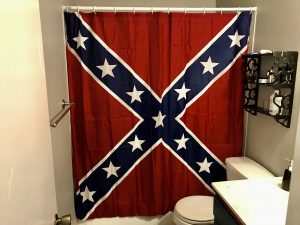 Confederate Flag Shower Curtain