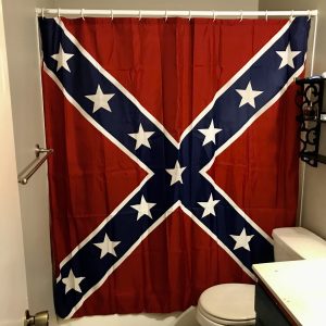 Confederate Flag Shower Curtain