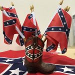 Confederate Stick Battle Flag 4"x 6"