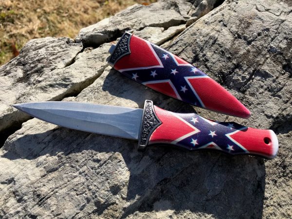 Rebel Flag Boot Knife