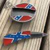 Confederate Flag Buckle With Knife