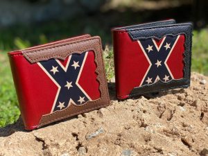 Confederate Flag Western Wallet