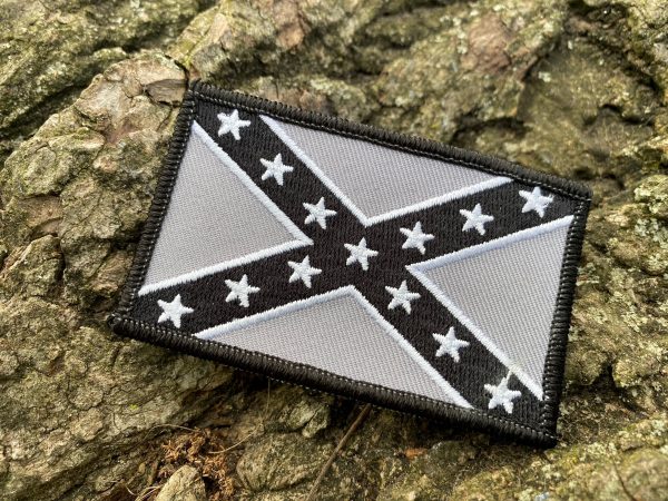 Black and Silver Rebel Patch