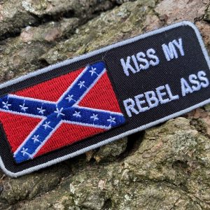 Kiss My Ass Rebel Flag Patch