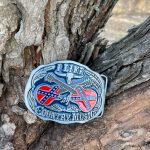 I Like Country Music Confederate Belt Buckle