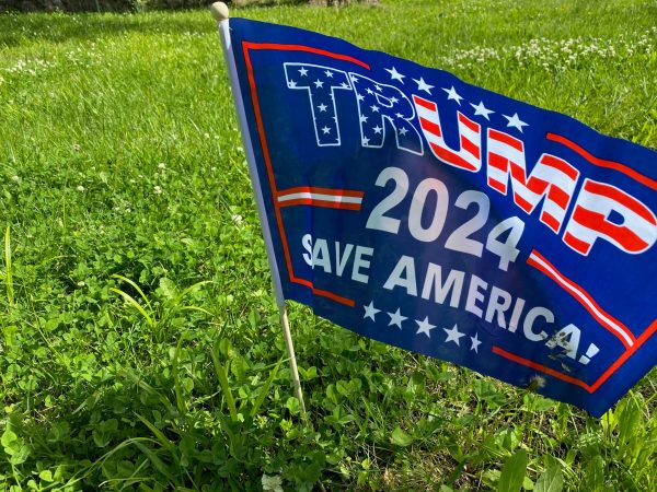 Trump Save America 2024 12' x 18 Stick Flag