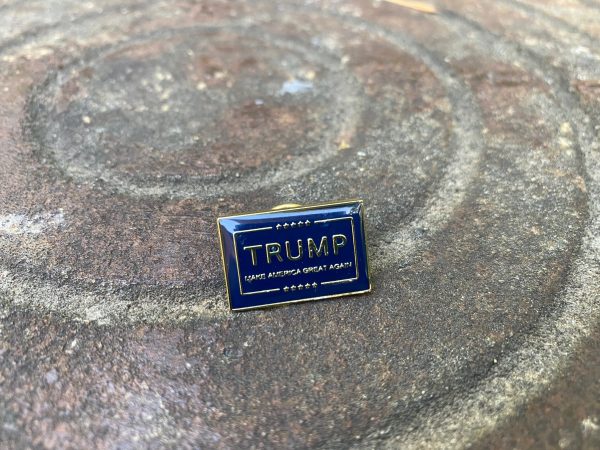 Blue Donald Trump MAGA Pin