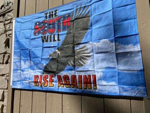 South Will Rise Again Eagle Confederate Flag