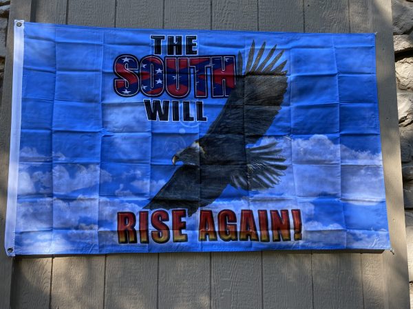 South Will Rise Again Eagle Confederate Flag