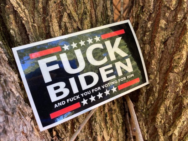 Fuck Biden and Fuck You for voting for him sticker