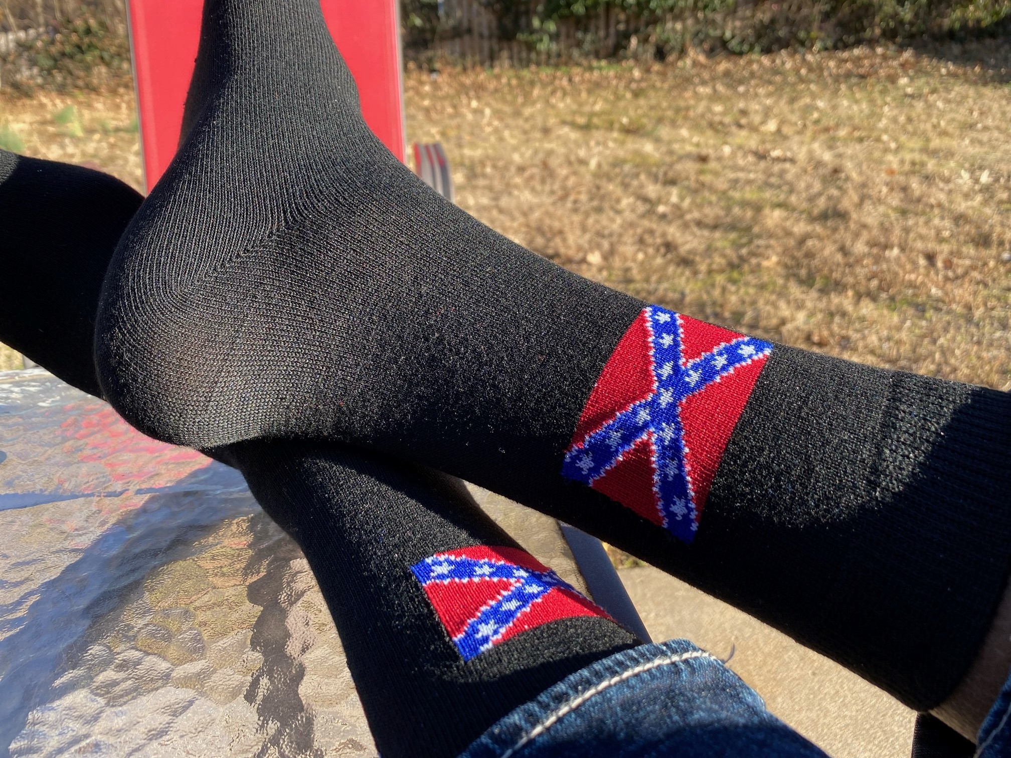Battle Flag Socks - 3 pack  Rebel Nation - #1 Rebel Flag Store in the USA