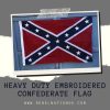 Heavy Duty Embroidered Confederate Flag