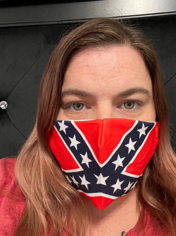 Confederate Battle Flag Face Mask