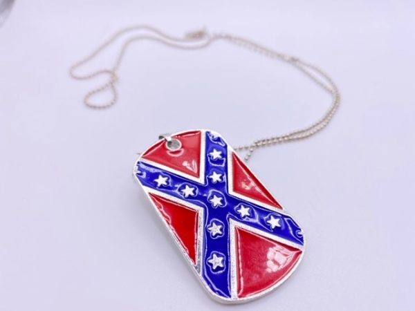 Confederate Dog Tag Necklace