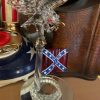 Confederate Flag Eagle Glass Figure