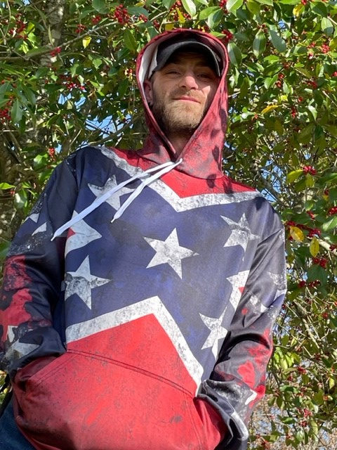 Rebel Flag Hoodie Clothing