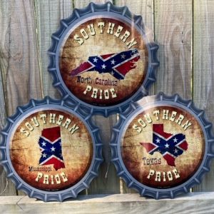 Confederate Southern Pride Metal Signs