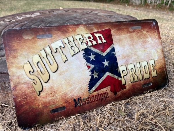 Mississippi Confederate Southern Pride License Plates