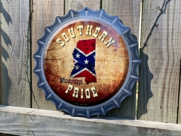 Mississippi Confederate Southern Pride Metal Signs