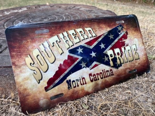 North Carolina Confederate Southern Pride License Plates