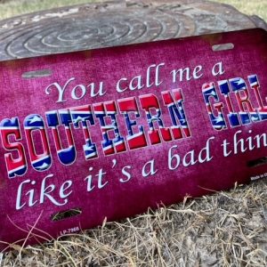 Southern Girl Confederate License Plate