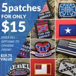 Rebel Patches Bundle - 5 pack