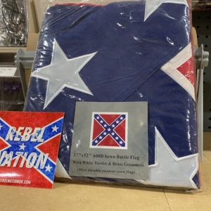 Square Confederate Battle Flag (600D)
