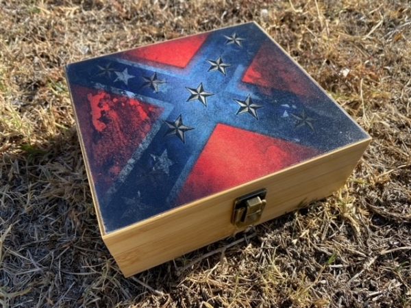 Rebel Flag Stash Box