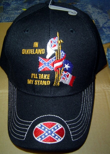 Rebel Black Dixieland Cap