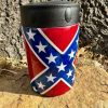 Confederate Flag Metal Can Cooler